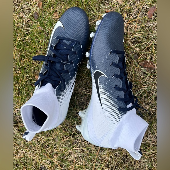 New 12-16 Nike Vapor Untouchable Pro TD 3 Football Cleats Navy Blue AO3021-102 - Picture 7 of 15